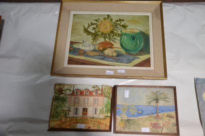 null QUIGNARD Paulette

Huile sur isorel et deux aquarelles paysages signés