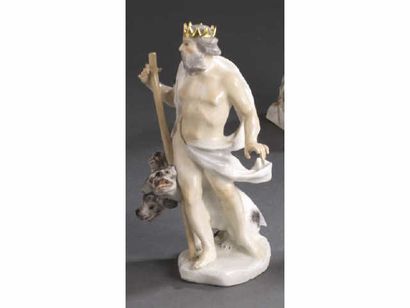 Meissen Statuette représentant Hadès, roi...