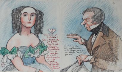 null Ferdinand BAC (1859-1952)



Deux dessins:



Adèle Hugo						 

Signé et daté...