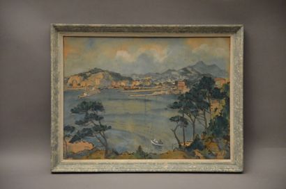 null CHADEL Jules (1870-1942)

The port of Nice and the Mont Boron

Watercolor and...
