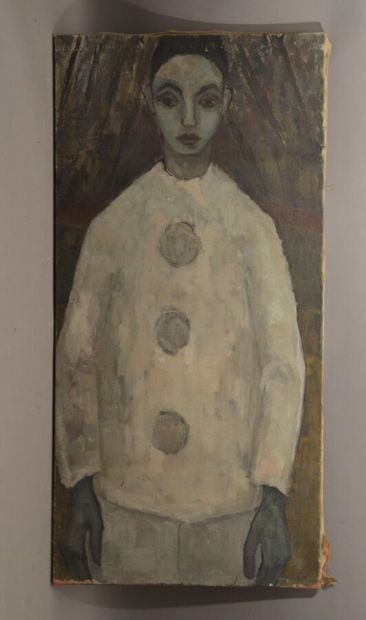 null Daniele SEVESTRE (20th century)

Pierrot 

Oil on canvas. 

Signed lower right....