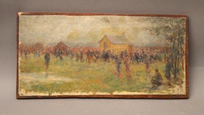 null Modern school

Crowds in the Rain in Front of a Chapel

Oil on panel unsigned,...