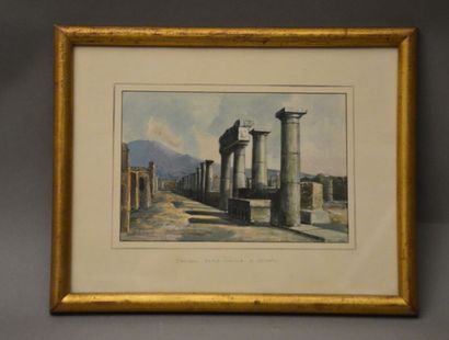 null Italian modern school

Pompei (foro civile e Vesuvio)

Watercolor signed lower...
