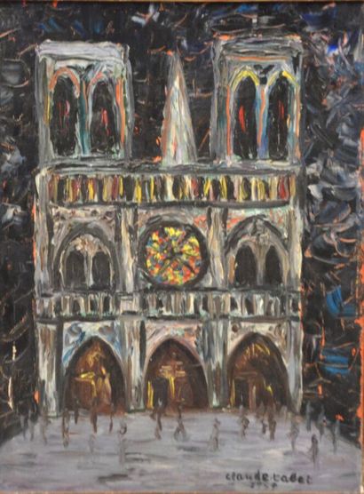 TABET Claude (1924-1979) 
Notre Dame de Paris...
