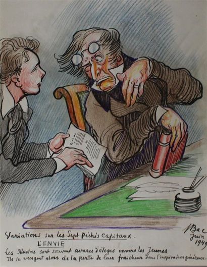 null Ferdinand BAC (1859-1952)



Deux dessins:

" Les sept péchés capitaux oubliés...