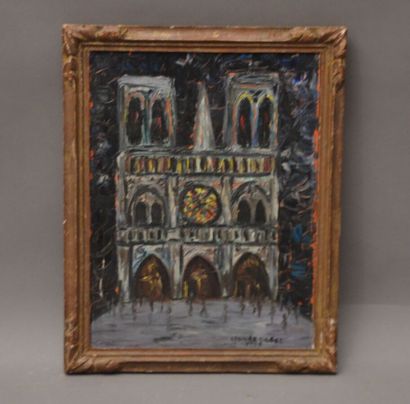 null TABET Claude (1924-1979)

Notre Dame de Paris

Oil on canvas signed lower right,...