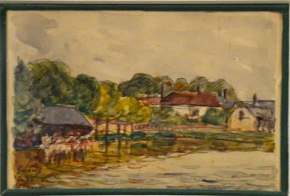 null MARROT Henri (1887-1964)

Le village de GUEUX (Marne)

Paire d'aquarelles situées...