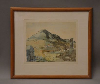 null GIRIEUD Pierre (1876-1948)

"The Mount Cynthe ? in the Island of DELOS

Watercolor...
