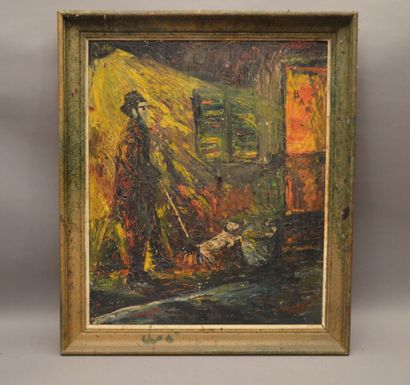 null Norbert GRECH (20th century)

The blind man in the night

Oil on cardboard....