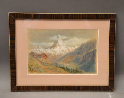 null BUNGNER Otto

The snow-covered Matterhorn and the Zermat valley

Watercolor...