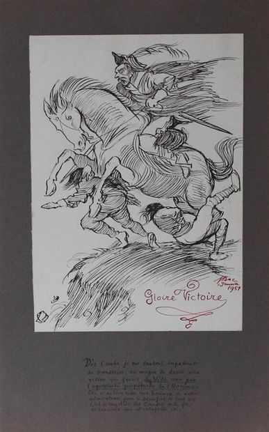 null Ferdinand BAC (1859-1952)



Trois dessins:



" Don José "								 

Signé...