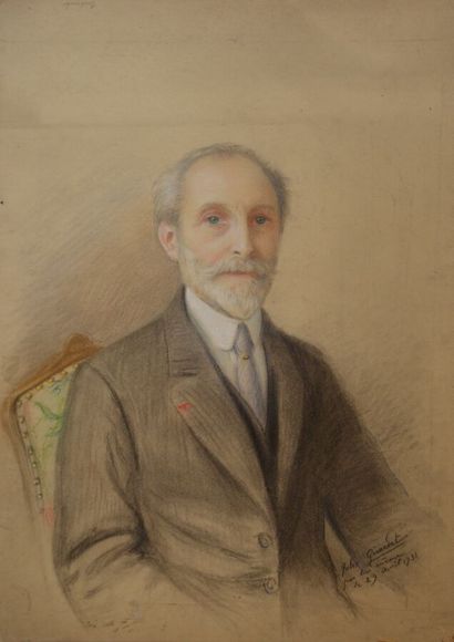 null Jules GIRARDET (1856-1938)

"Autoportrait"

aquarelle sur carton signée en bas...