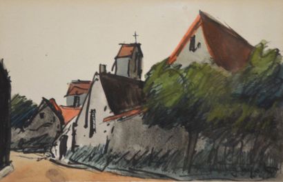 GUYOT Georges Lucien (1885-1973) 
Maisons...