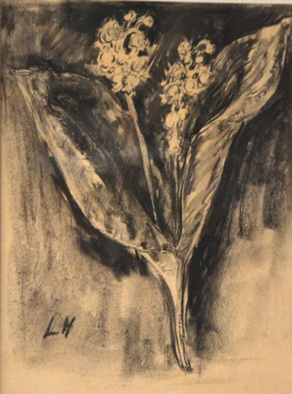 null HERVIEU Louise (1878-1954)

Brin de muguet

Crayon gras monogrammé en bas à...
