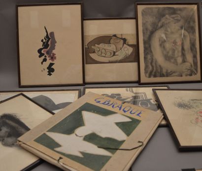 null *Georges BRAQUE (1882-1963) d'après

Espaces. 13 dessins, aquarelles lavis.

Préface...