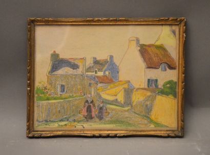 null METTENHOVEN Marcel (1891-1979)

Paysannes bretonnes

Crayons de couleur datée...