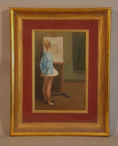 null Armando MIRAVALLS BOVE (1916-1978)

Ballerine dans le studio du peintre

Signée...