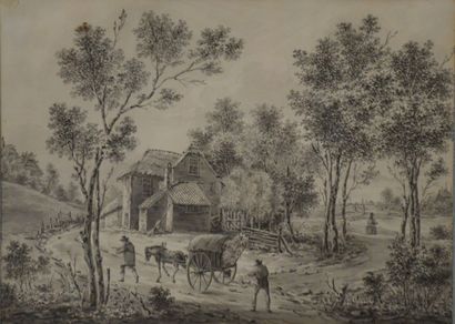 null BEMME Johannes Adraanoz (1775-1841) - Ecole Hollandaise

Paysage animé

Dessin...