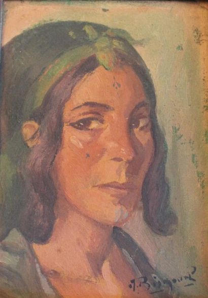 *Maurice BISMOUTH (1891-1965) 
Bedouine de...