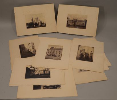 null Photograph, Africa, Algeria. Circa 1890. Set of about forty varnished albumin...