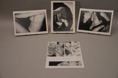 null Photography, erotica, naked woman, eroticism. Three silver prints of the photographer...