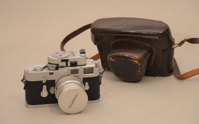 null Appareil photographique. Boitier Leitz Leica M3 n° 1 067 150 avec objectif Aspherical...