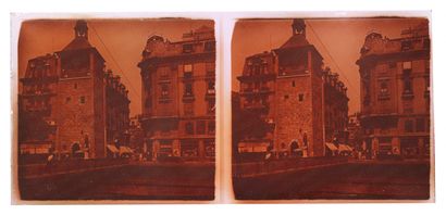 null * STEREO. 

Set of about thirty boxes of positive and negative stereoscopic...