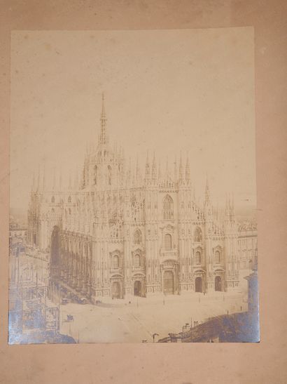 null PHOTOGRAPHIE.

 ITALIE et GRECE. Circa 1870-1900. Ensemble de six tirages divers,...