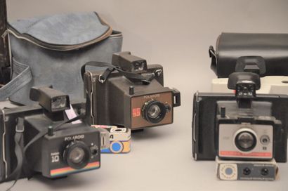 null Ensemble sept appareils photographiques instantanés divers non testés : EE33...