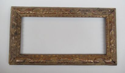 null Wooden stick carved, gilded said "with Berain decoration".

Louis XIV period...