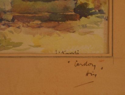null LITARDI (XXe siècle)

Fontaine à Cordon, dans l'Ain

Aquarelle sur papier. 

Signée...