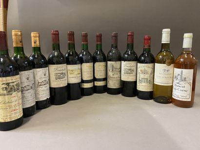 null 12 bouteilles de vins divers