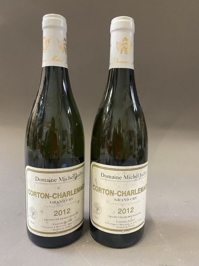 null 2 bouteilles : CORTON CHARLEMAGNE 2012 GC Domaine Michel Juillot blanc