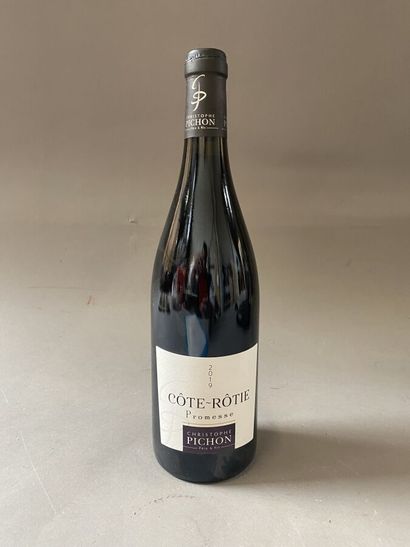 null 9 bouteilles : CÔTE-ROTIE Promesse 2019 Christophe Pichon rouge