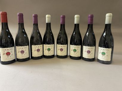 null 8 bouteilles : 4 bts :CLAU DE NELL cuvée Violette 2018 Anne Claude Leflaive,
3...