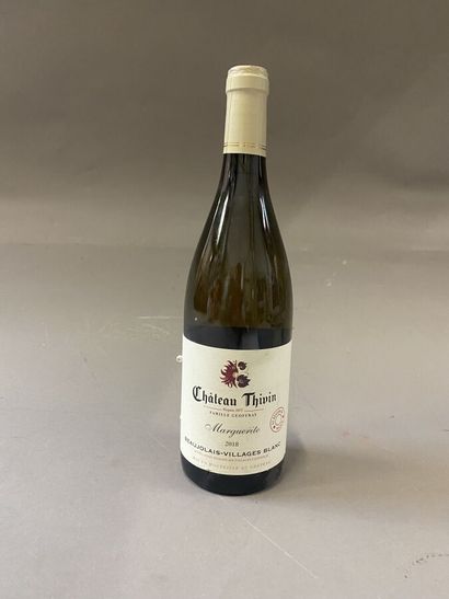 null 10 bouteilles : Château THIVIN "Marguerite" 2018Famille Geoffray blanc