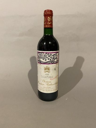 null 1 bottle Château Mouton Rothschild 1988 (BG)