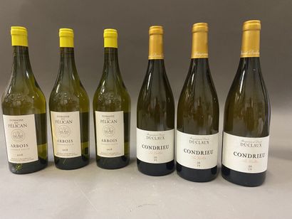 null 6 bottles : 3 bts : CONDRIEU Les Cailles 2019 Benjamin and David DUCLAUX
3 bts...