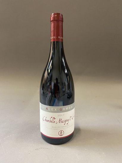 null 5 bouteilles : CHAMBOLLE MUSIGNY 1er Cru AUX ECHANGES 2017 Alex Gambal roug...