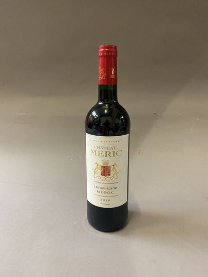 null 12 bouteilles : Château MERIC 2018 Cru Bourgeois Médoc rouge
