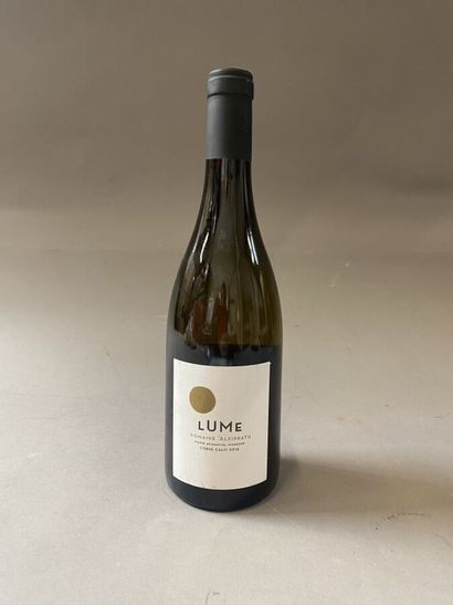 null 9 bouteilles : LUME 2014 Domaine d'Alzipratu Corse Calvi blanc
