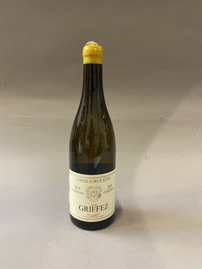 null 9 bouteilles : L'AIGLE A DEUX TETES Cuvée " GRIFFEZ" 2019 blanc