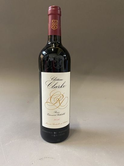 null 12 bottles : CHÂTEAU CLARKE 2016 red