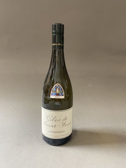 null 12 bottles : SAVENNIERES CLOS DE SAINT YVES 2017 Monopole du Domaine des Beaumard...