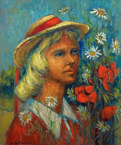 BERMOND Marguerite (1911-1991)
La jeune fille...