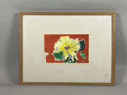 null THERON Pierre (1918-2001)
Rose of May
Mixed media on cardboard signed lower...