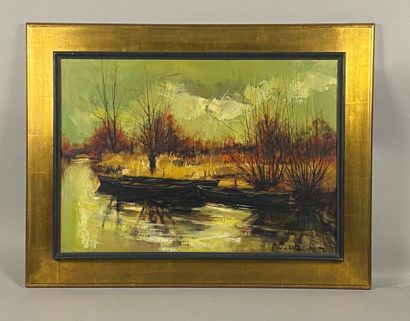 null LETELLIER Pierre (1928-2000)
The boat
Oil on canvas signed and dated 72 lower...