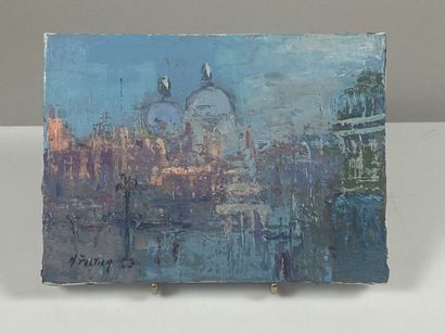 null PELTIER Marcel (1903-1999)
"Venice the Salute"
Oil on canvas signed lower left,...