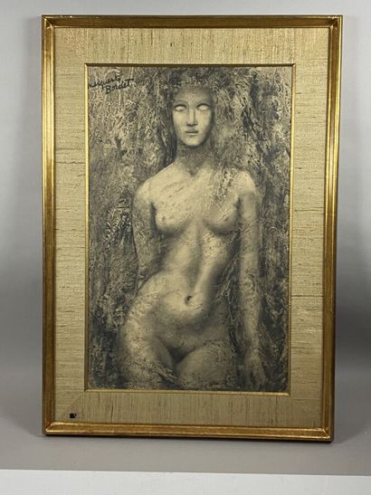 null BORDET Marguerite (1909-2014)
Standing Nude
Pastel drawing signed in the upper...