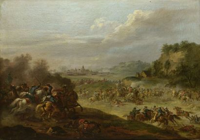 null BERTAUX Jacques
Arcis - sur Aube 1745 - 1818

Combat de cavalerie dans la plaine...